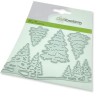 copy of CraftEmotions Die - pine branches Card 5x10cm