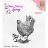 Nellie Snellen • Spring Clear Stamps Mother Hen With Chicks