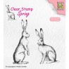 Nellie Snellen • Spring Clear Stamps Two Hares-2