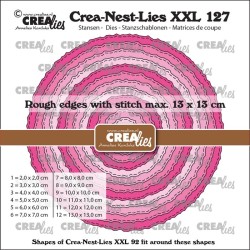copy of Crealies Crea-nest-dies XXL Ovals with square holes max.12,5x16,5cm