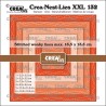 Crealies • Crea-Nest-Lies XXL Squares With 2 Wonky Stitchlines