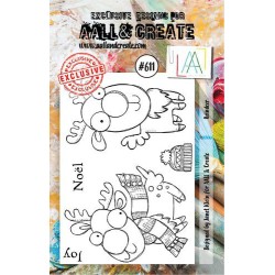 AALL & Create Stamp Reindeer  7,3x10,25cm