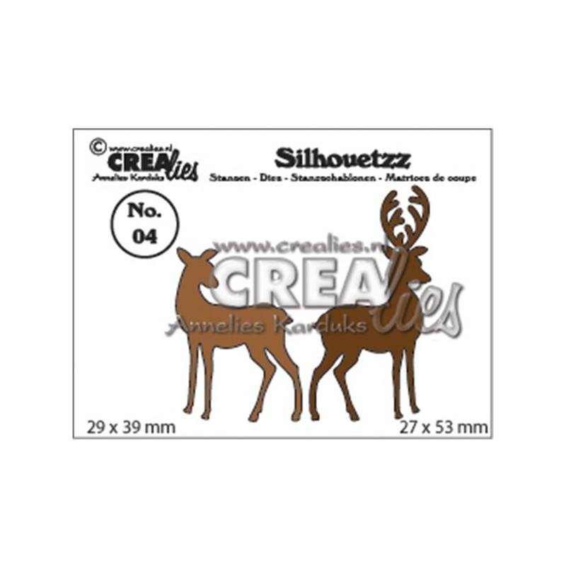 Crealies • Silhouetzz cutting die no.4 Deer