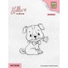 Nellies Choice Clearstamp - Christmas Cuties - Rose NCCS020 50x55mm