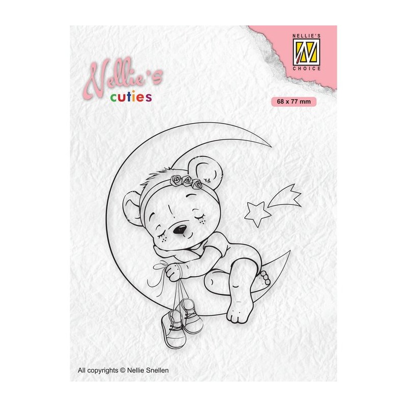 Nellie Snellen • Nellie's Christmas Cuties Clear Stamps Dreaming of A White Christmas
