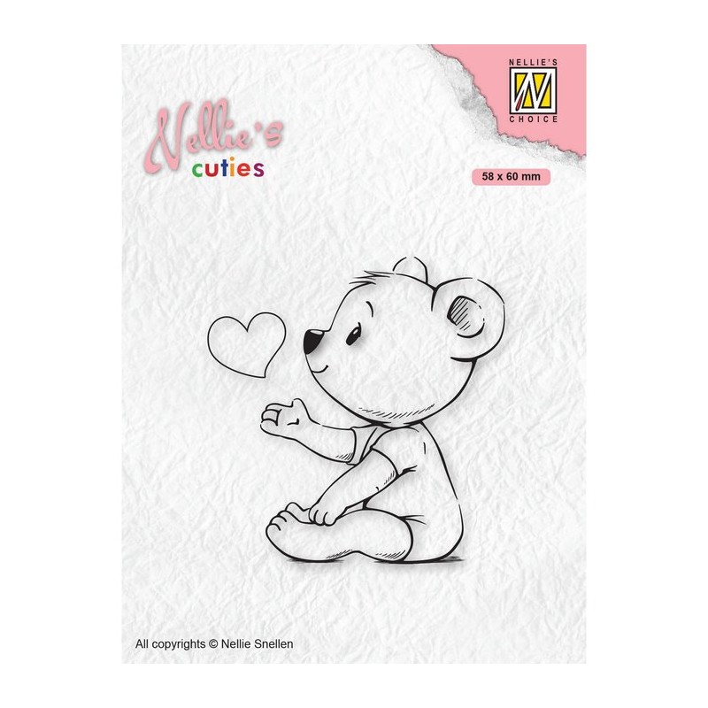 Nellie Snellen • Nellie's Cuties Clear Stamp Love You Mama