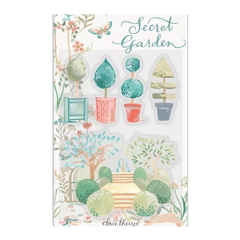 Craft creations Secret Garden - Topiary - Stamp Set