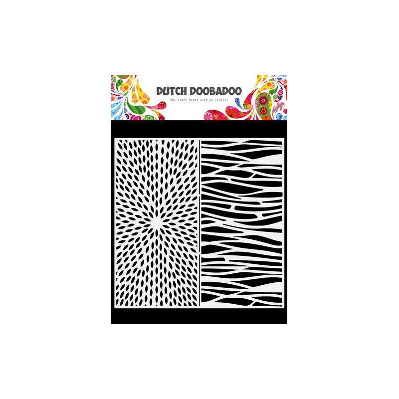 Dutch Doobadoo Mask Art Slimline Stripes 470.784.088 210x210mm