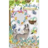 Craft Consortium Bluebells and Buttercups - Donkey - Stamp Set