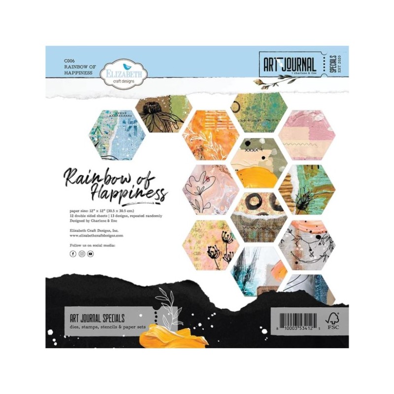 Elizabeth "Rainbow of Happiness" Paperpack 12"x12"