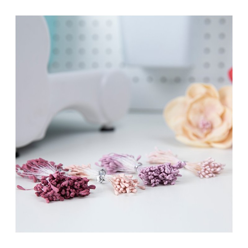 Making Essential Flower Stamens Pink/Purple Assorted Sizes 400pk