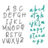 Sizzix • Thinlits Die Set 2PK Alphabet Set by Emily Tootle