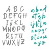 Sizzix • Thinlits Die Set 2PK Alphabet Set by Emily Tootle