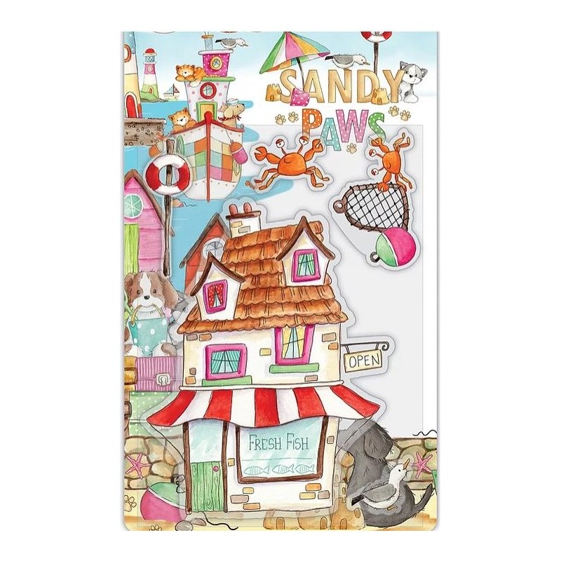 Craft Consortium Sandy Paws - Fresh Fish - Stamp Set