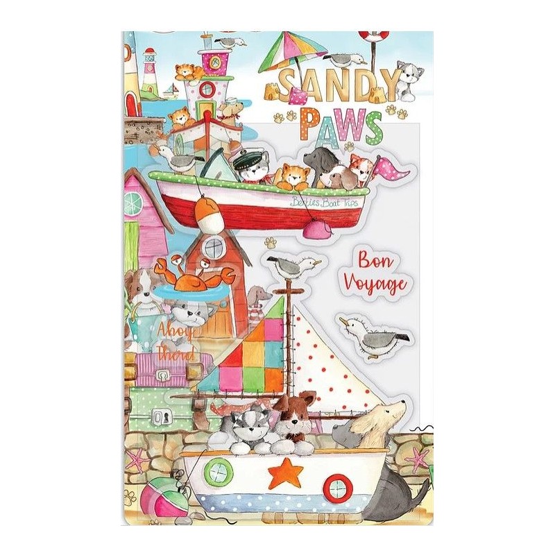Craft Consortium Sandy Paws - Bon Voyage - Stamp Set A5