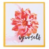 Sizzix • Layered Stencils Scroll 4pcs Painted Flower
