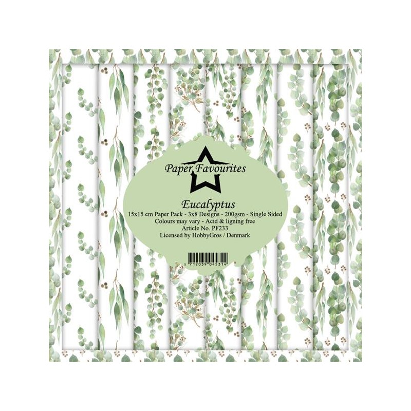Paper Favourites Paper Pack 6x6 "Eucalyptus" PF233