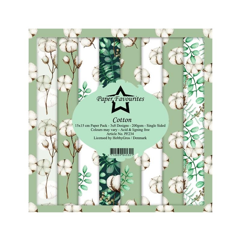 Paper Favourites Paper Pack 6x6 "Cotton" PF234
