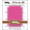 Crealies Xtra no. 65 ATC Dies 2 st Ticket with stitch  56,0x81,4 - 63,5x88,9mm