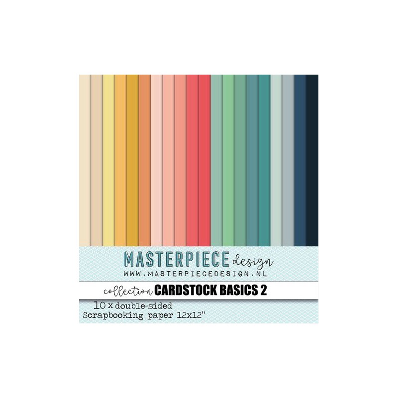 copy of Masterpiece Papercollection Cardstock Basics 1 12x12 15sht MP202031