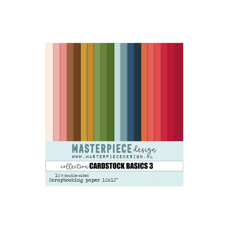 copy of Masterpiece Papercollection Cardstock Basics 1 12x12 15sht MP202031
