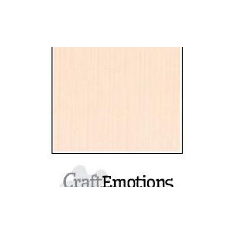CraftE Cardstock Linen Cream bulk 12"x12" / 10st  LC-17  001230/1235