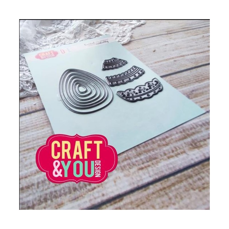 Craft&You Dies "Lace Eggs" CW216