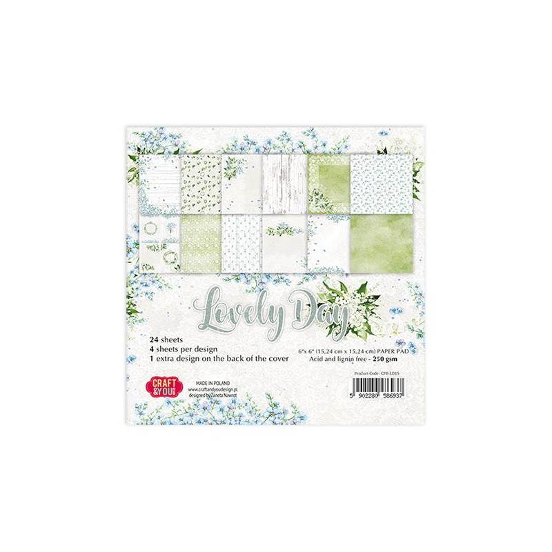 copy of Craft&You Bird Song Small Paper Pad 6x6 36 sheets