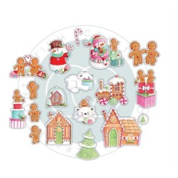 Craft Consortium Candy Christmas - Chipboard Ephemera