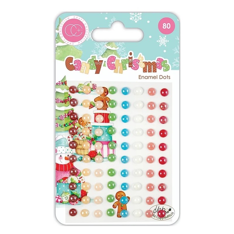 Craft Consortium Little Robin  redbreast- Adhesive Enamel Dots