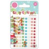 Craft Consortium Little Robin  redbreast- Adhesive Enamel Dots