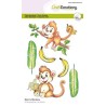 CraftEmotions clearstamps A6 Morris- Monkey Lian Qualm