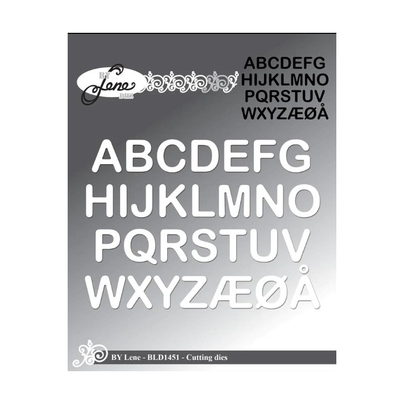 BY LENE DIES "Alphabet - Upper Case" BLD1451