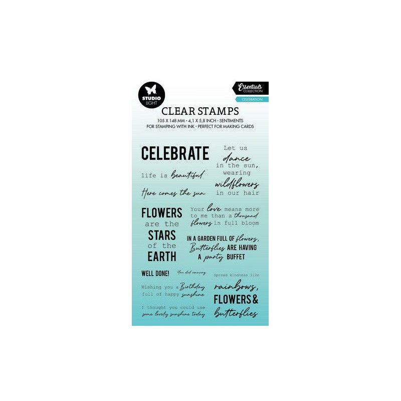 Studio Light Clear Stamp Essentials nr.388 SL-ES-STAMP388 93x136mm