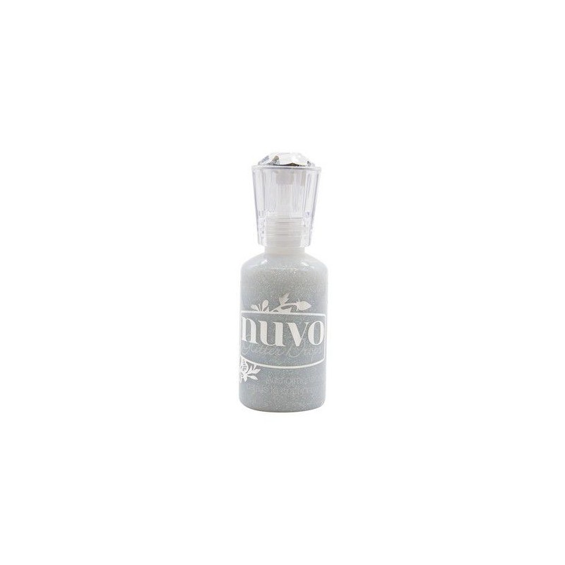 Nuvo Glitter drops - silver crystals 774N