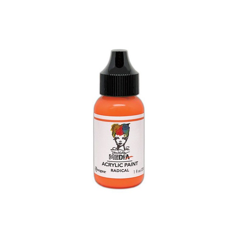 Ranger Dina Wakley MEdia Paint 29 ml - Radical MDQ82866 Dina Wakley