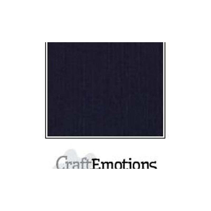CraftE Cardstock Linen Black Svart 12"x12" / 10st