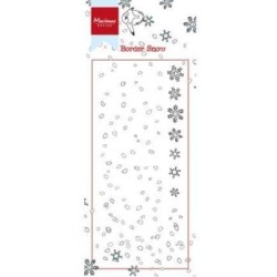 Clearstamps Border Snow