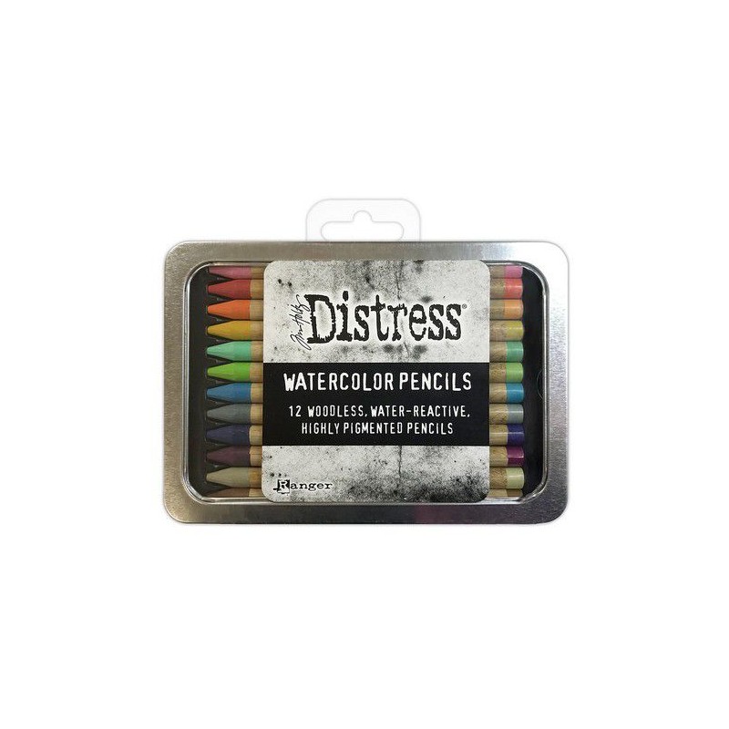 Ranger Tim Holtz Distress Watercolor Pencils 12 pc Kit 2 TDH76315 Tim Holtz