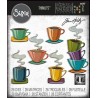 Sizzix/Tim Holtz Thinlits Die "Papercut Café" 666287