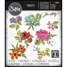 Sizzix/Tim Holtz Thinlits Die "Brushstroke Flowers Mini" 666284