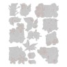 Sizzix/Tim Holtz Thinlits Die "Brushstroke Flowers Mini" 666284