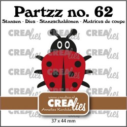 Crealies Partzz Ladybird...