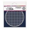 Ranger Dina Wakley MEdia Stencil Coasters 2 MDS82101 Dina Wakley