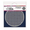 Ranger Dina Wakley MEdia Stencil Coasters 4 MDS82125 Dina Wakley
