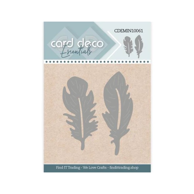 Card Deco Mini Dies "Feathers" CDEMIN10061