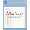 Marianne D Embossing folder Marjoleine‘s stripes DF3456 152x154mm