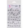 Ciao Bella CLEAR STAMP SET 4"X6" MOONLIGHT LOWERCASE ALPHABET