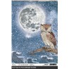 Ciao Bella RICE PAPER A4 PIUMA MIDNIGHT SNOWFALL