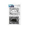 Ranger SH Clearstamps 6x9 Bold Bouquet HUR78579 Simon Hurley